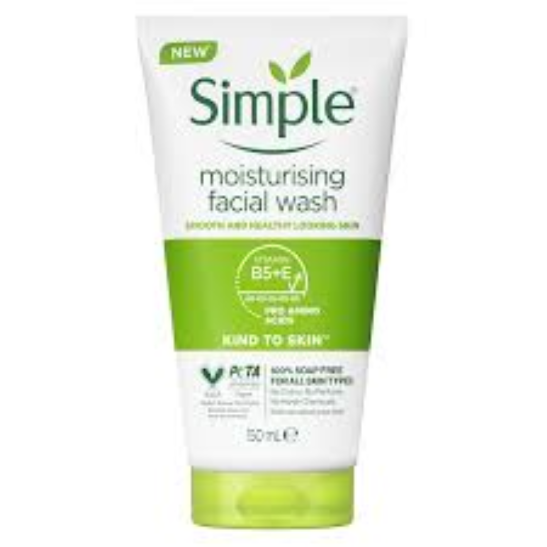 SIMPLE KIND TO SKIN MOISTURISING F/WASH 150ML